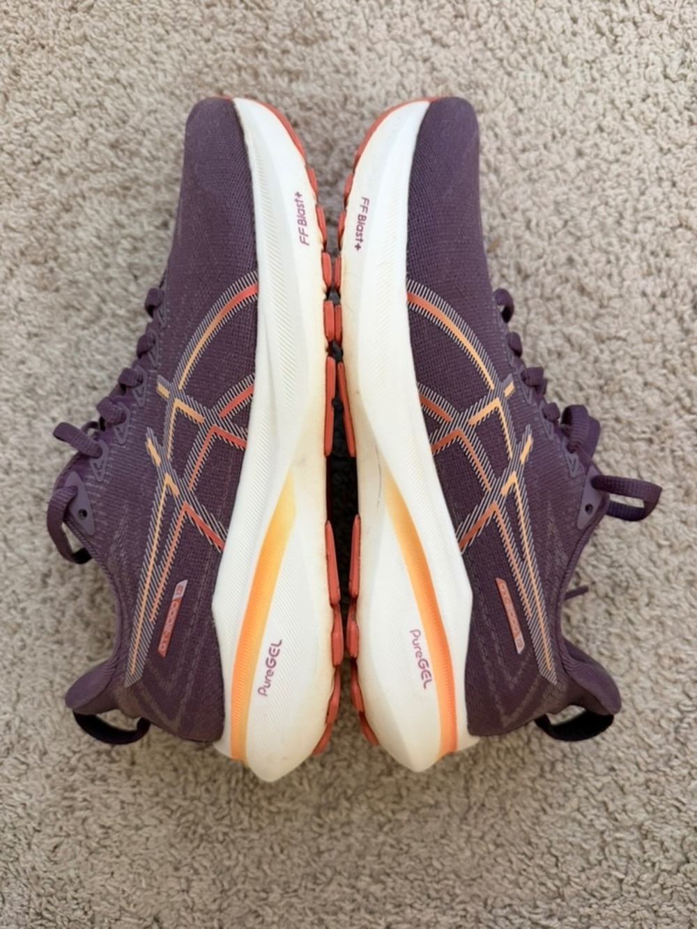 ASICS GT-2000 13 Womens Size 6.5 Dusty Mauve Purple Running Shoes 1012B666 - Picture 2 of 8